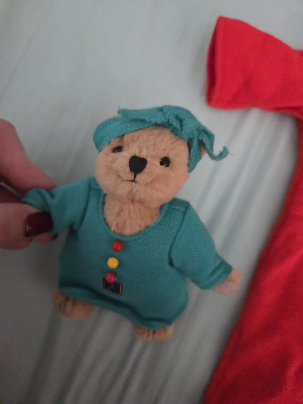 American Girl Slumber Party Nightgown Night Dress Pajamas And Bear 1999